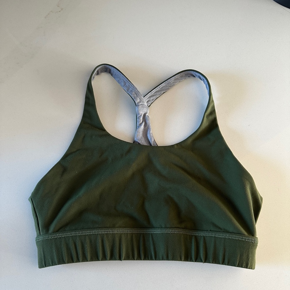 Born Primitive Women's Olive Green Sports Bra - Small